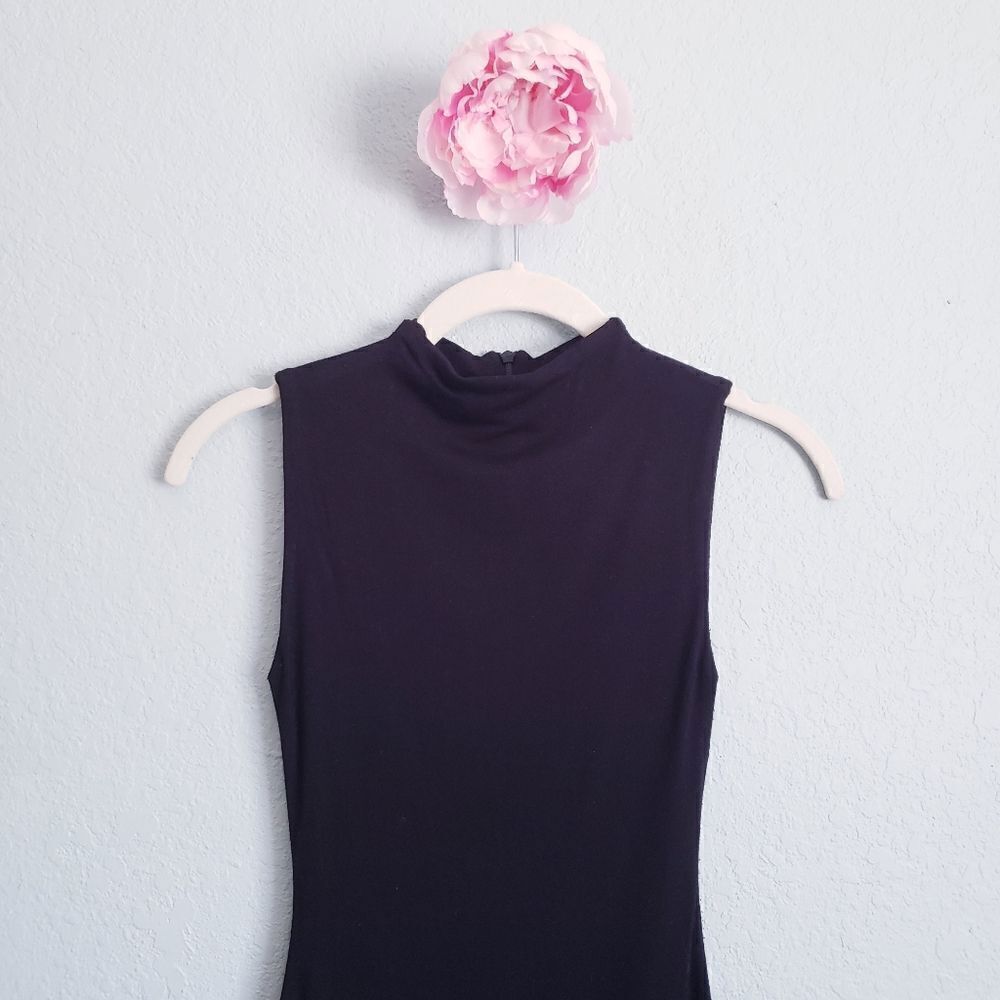 Naked‎ Wardrobe Black Jumpsuit with High Neck and Sleeveless Design - Picture 4 of 8